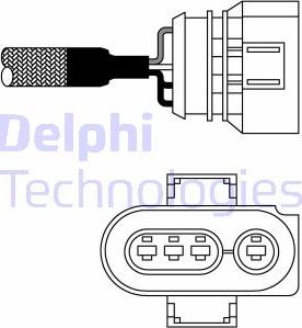 Delphi ES10980-12B1 - Lambda Sensoru furqanavto.az