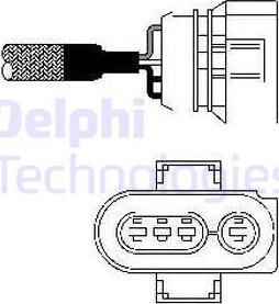 Delphi ES10403 - Lambda Sensoru furqanavto.az