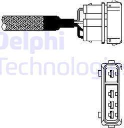Delphi ES10333 - Lambda Sensoru furqanavto.az