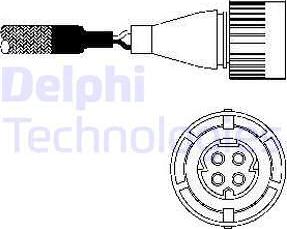Delphi ES10254 - Lambda Sensoru furqanavto.az