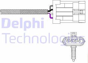 Delphi ES20023 - Lambda Sensoru furqanavto.az