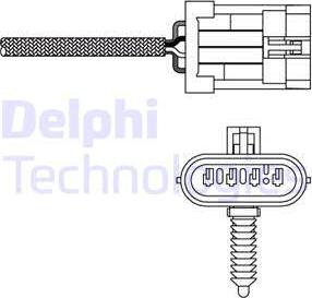 Delphi ES20135-12B1 - Lambda Sensoru www.furqanavto.az