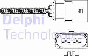 Delphi ES20303-12B1 - Lambda Sensoru furqanavto.az