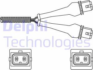 Delphi ES20244-12B1 - Lambda Sensoru furqanavto.az