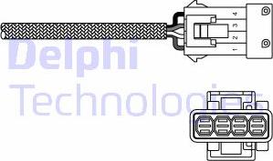 Delphi ES20255-12B1 - Lambda Sensoru furqanavto.az