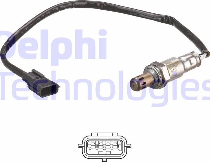 Delphi ES21060-12B1 - Lambda Sensoru furqanavto.az