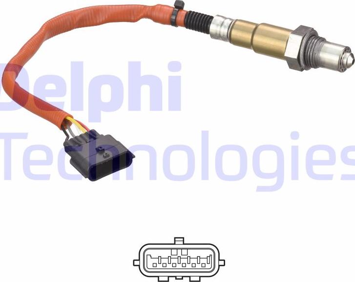 Delphi ES21077-12B1 - Lambda Sensoru furqanavto.az