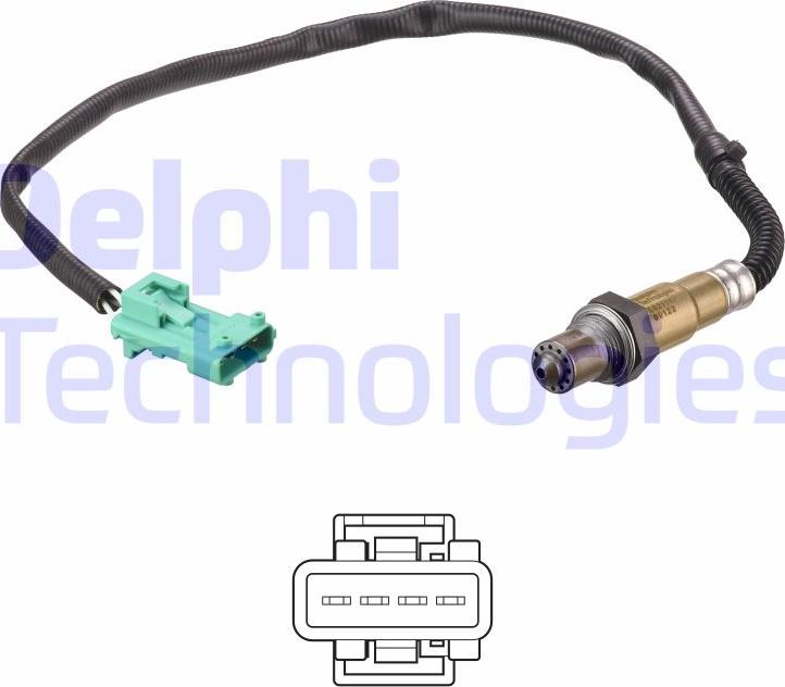 Delphi ES21147-12B1 - Lambda Sensoru furqanavto.az