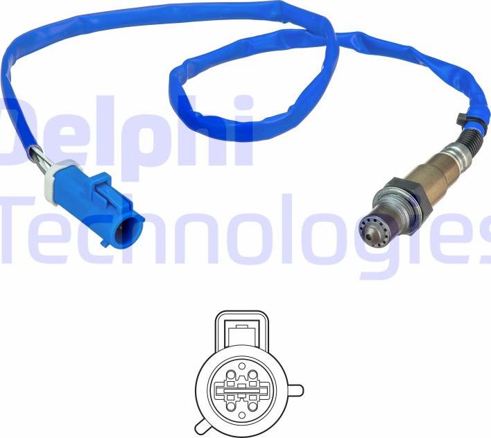 Delphi ES21152-12B1 - Lambda Sensoru furqanavto.az