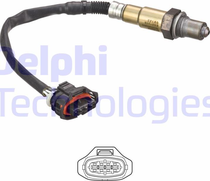 Delphi ES21208-12B1 - Lambda Sensoru furqanavto.az