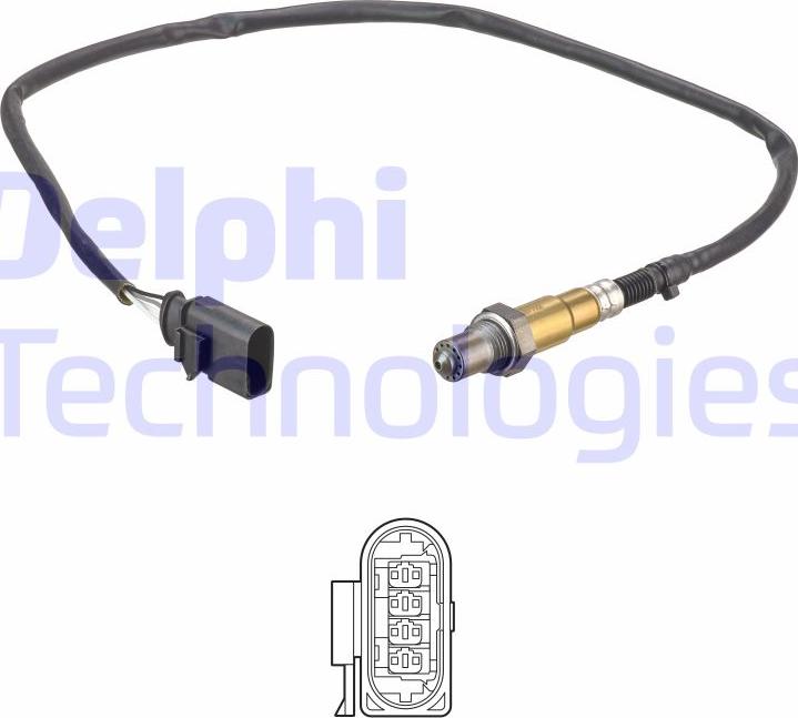 Delphi ES21273-12B1 - Lambda Sensoru furqanavto.az