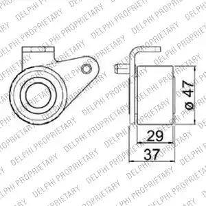 Delphi KDB178 - Vaxt kəməri dəsti furqanavto.az