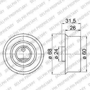 Delphi KDB224 - Vaxt kəməri dəsti furqanavto.az