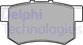 Delphi LP948 - Əyləc altlığı dəsti, əyləc diski www.furqanavto.az