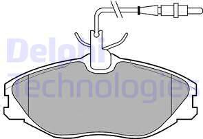 Delphi LP986 - Əyləc altlığı dəsti, əyləc diski www.furqanavto.az