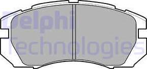 Delphi LP930 - Əyləc altlığı dəsti, əyləc diski furqanavto.az