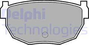 Delphi LP454 - Əyləc altlığı dəsti, əyləc diski furqanavto.az