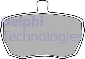 Delphi LP41 - Əyləc altlığı dəsti, əyləc diski furqanavto.az