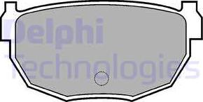 Delphi LP570 - Əyləc altlığı dəsti, əyləc diski furqanavto.az