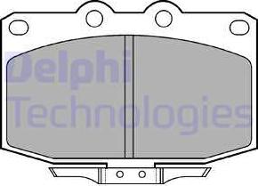 Delphi LP621 - Əyləc altlığı dəsti, əyləc diski furqanavto.az