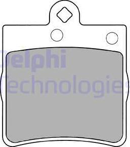 Delphi LP1403 - Əyləc altlığı dəsti, əyləc diski www.furqanavto.az