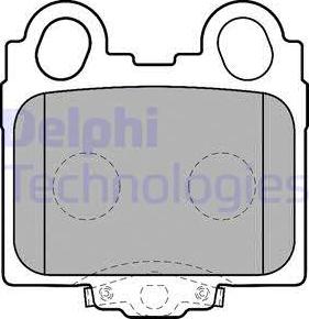 Delphi LP1510 - Əyləc altlığı dəsti, əyləc diski www.furqanavto.az