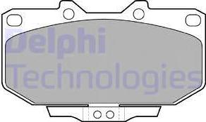 Delphi LP1056 - Əyləc altlığı dəsti, əyləc diski furqanavto.az