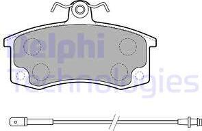 Delphi LP1800 - Əyləc altlığı dəsti, əyləc diski www.furqanavto.az