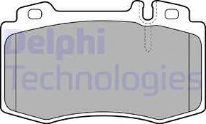 Delphi LP1828-18B1 - Əyləc altlığı dəsti, əyləc diski furqanavto.az