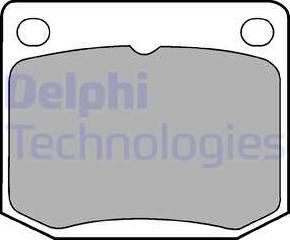 Delphi LP131 - Əyləc altlığı dəsti, əyləc diski furqanavto.az