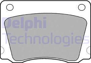 Delphi LP17 - Əyləc altlığı dəsti, əyləc diski furqanavto.az