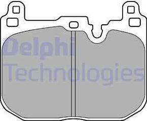 Delphi LP3259 - Əyləc altlığı dəsti, əyləc diski furqanavto.az