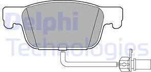 Delphi LP3219 - Əyləc altlığı dəsti, əyləc diski furqanavto.az