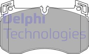 Delphi LP3728 - Əyləc altlığı dəsti, əyləc diski www.furqanavto.az