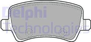 Delphi LP2008 - Əyləc altlığı dəsti, əyləc diski furqanavto.az