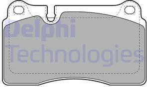 Delphi LP2012 - Əyləc altlığı dəsti, əyləc diski www.furqanavto.az