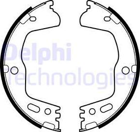 Delphi LS2155 - Əyləc başlığı dəsti, dayanacaq əyləci furqanavto.az