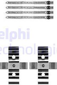 Delphi LX0604 - Disk əyləc pedləri üçün aksesuar dəsti furqanavto.az