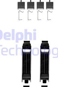 Delphi LX0681 - Disk əyləc pedləri üçün aksesuar dəsti furqanavto.az