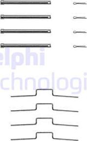 Delphi LX0165 - Disk əyləc pedləri üçün aksesuar dəsti furqanavto.az