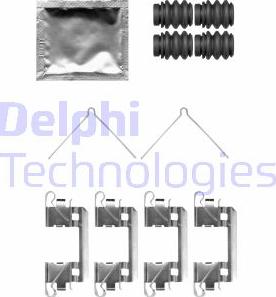 Delphi LX0762 - Disk əyləc pedləri üçün aksesuar dəsti furqanavto.az