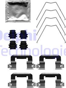 Delphi LX0711 - Disk əyləc pedləri üçün aksesuar dəsti furqanavto.az