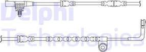 Delphi LZ0193 - Xəbərdarlıq Kontakt, əyləc padinin aşınması furqanavto.az