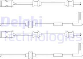 Delphi LZ0148 - Xəbərdarlıq Kontakt, əyləc padinin aşınması furqanavto.az