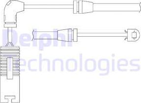 Delphi LZ0156 - Xəbərdarlıq Kontakt, əyləc padinin aşınması furqanavto.az