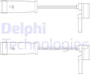 Delphi LZ0153 - Xəbərdarlıq Kontakt, əyləc padinin aşınması furqanavto.az