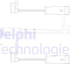 Delphi LZ0163 - Xəbərdarlıq Kontakt, əyləc padinin aşınması furqanavto.az