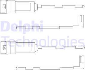 Delphi LZ0113 - Xəbərdarlıq Kontakt, əyləc padinin aşınması furqanavto.az