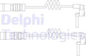 Delphi LZ0232 - Xəbərdarlıq Kontakt, əyləc padinin aşınması furqanavto.az