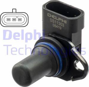 Delphi SS11303 - Sensor, eksantrik mili mövqeyi furqanavto.az